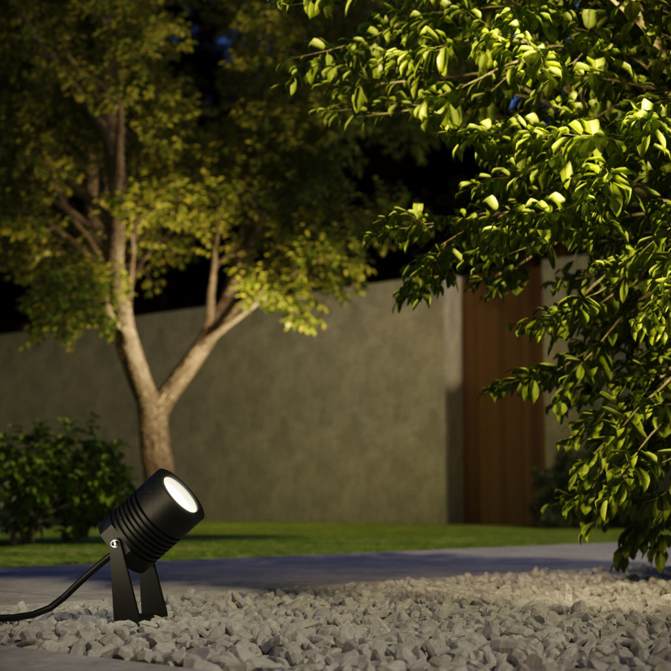 Ландшафтный светодиодный светильник Landscape IP54 043 FL LED черный