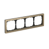 ​Рамка ArtGallery Pure 4 пост Латунь металл GAL312204