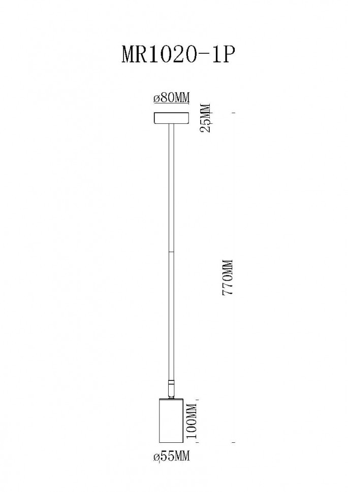 Подвесной светильник MyFar Dereck MR1020-1P