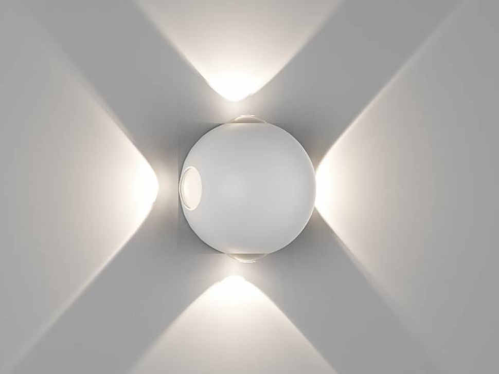  DesignLed Светильник настенный GW SFERA-DBL белый, 3000K, GW-A161-4-4-WH-WW