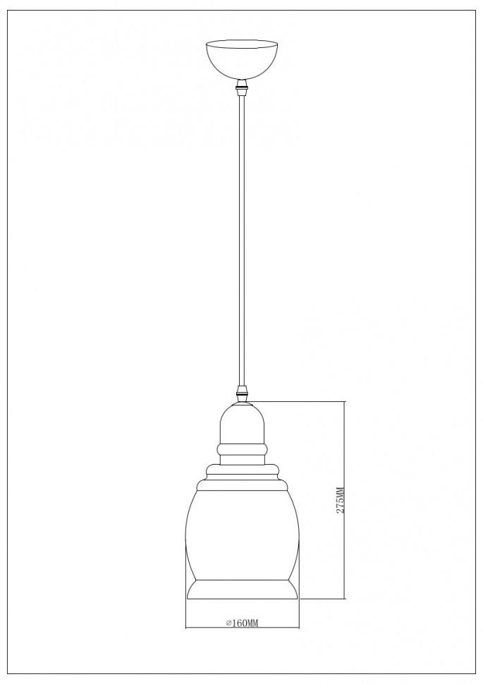 Подвесной светильник Escada Fireside 1101/1