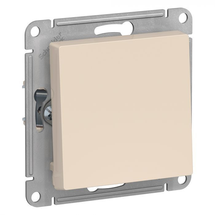 Переключатель одноклавишный Systeme Electric Atlas Design бежевый ATN000261