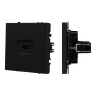 Розетка HDMI, NEO PLUS Vertus-Electro (черный) 
