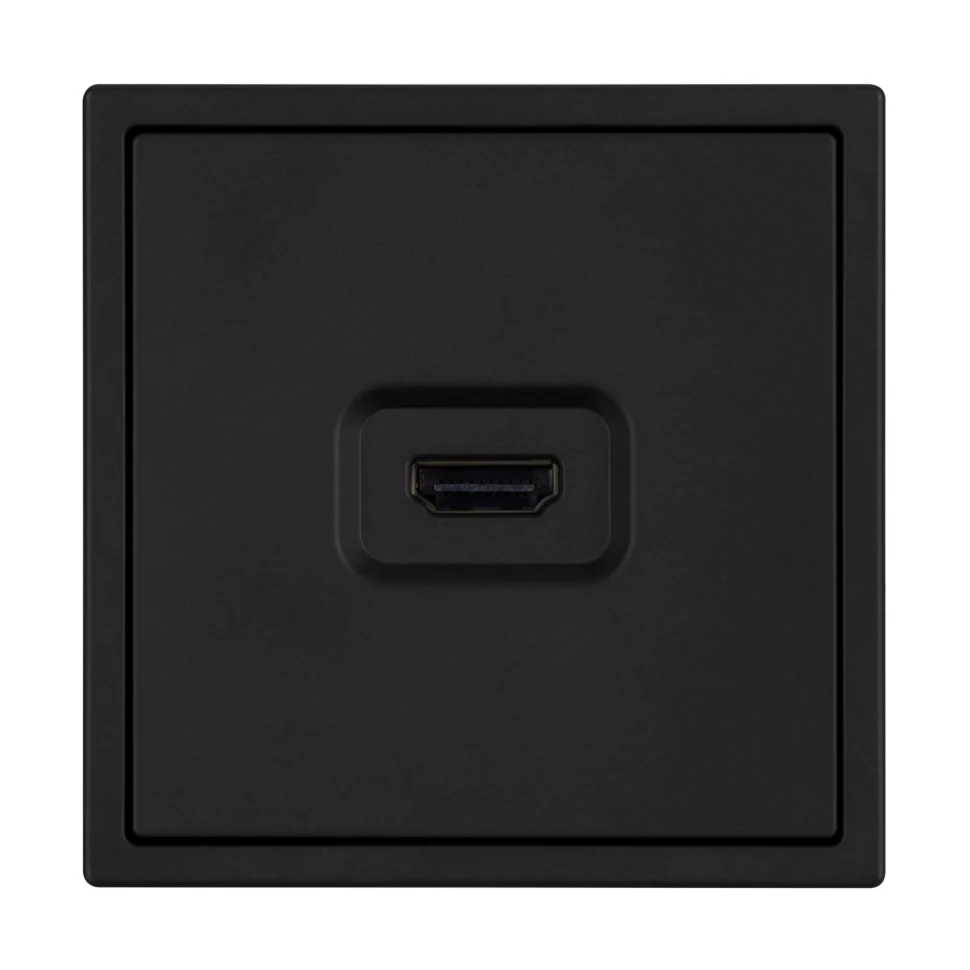 Розетка HDMI, NEO PLUS Vertus-Electro (черный) 