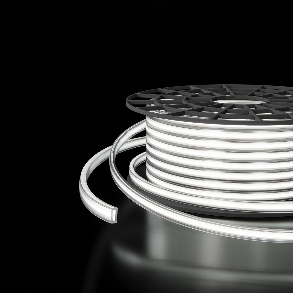 Светодиодная лента 220V 9,3W 288Led COB IP65 6500 холодный белый, 50 м Лента светодиодная 220V 9,3W 288Led COB IP65 6500 холодный белый, 50 м