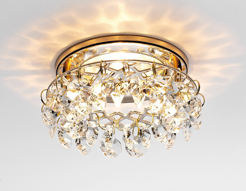 Встраиваемый светильник Ambrella Light K7070 CL/G