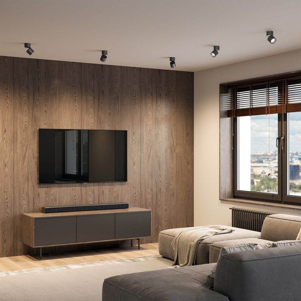 Светильник потолочный поворотный светодиодный Rolly 9W 3000K белый 25112/LED