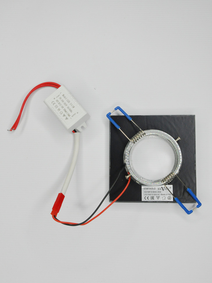 Встраиваемый светильник Elvan TCH-8270/3W-MR16-5.3-Bk