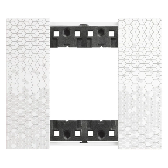 Рамка одинарная (2 мод) с суппортом немецкий стандарт Bticino Living Now пиксель 