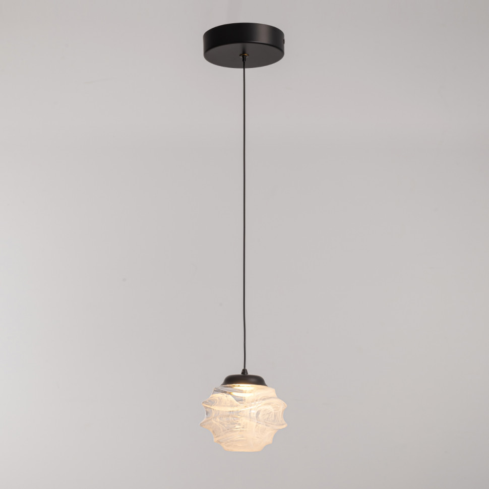 Подвесной светильник Delight Collection MD25030003-1A matt black/clear