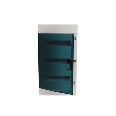 Бокс в нишу ABB Mistral41 36М зеленая прозрачная дверь с клемм 1SLM004101A1207