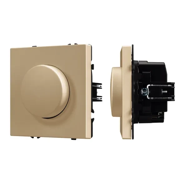 Диммер 220V, 300W, LED 150W, IP-20 NEO PLUS (золото) 