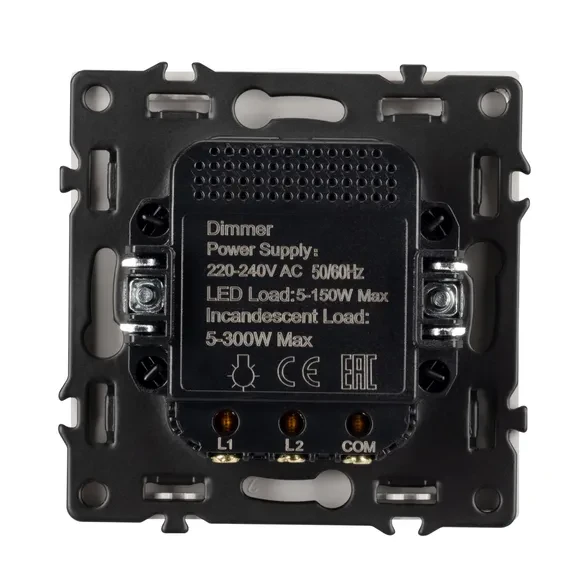 Диммер 220V, 300W, LED 150W, IP-20 NEO PLUS (золото) 