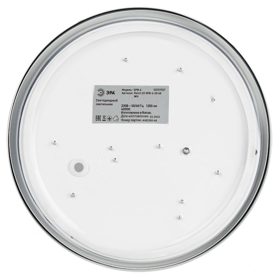Потолочный светильник Эра Relict 22 SPB-6-20 4К WH Б0059507