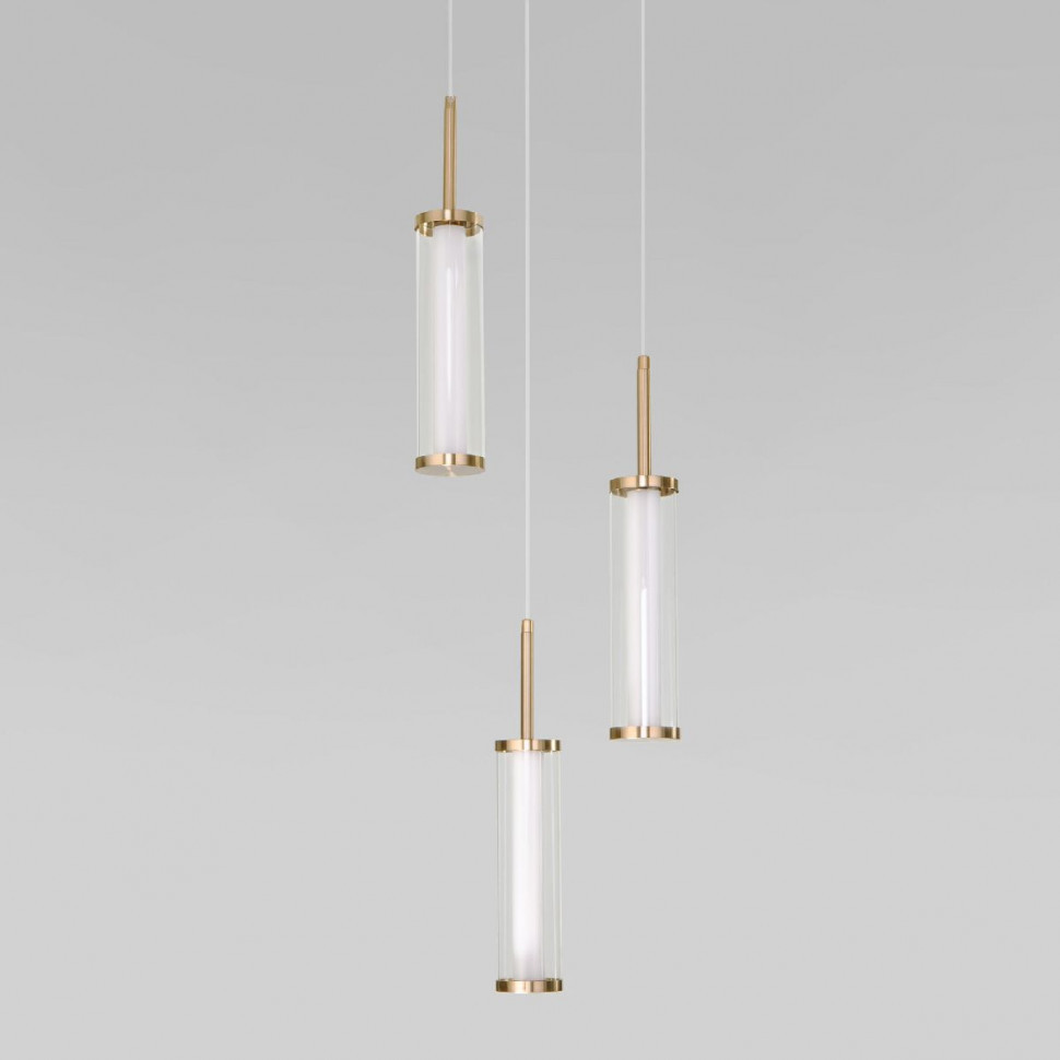 Подвесной светильник Eurosvet Stark 50386/3 LED латунь a067954