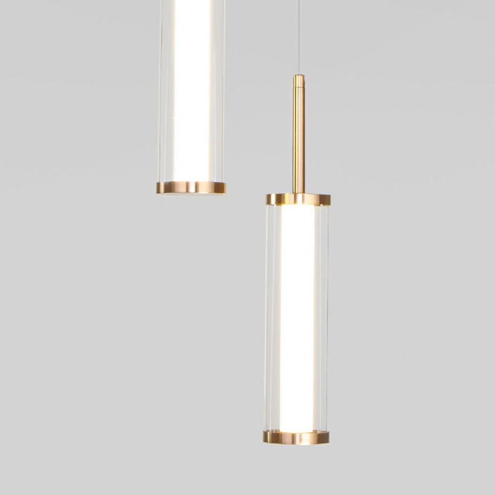 Подвесной светильник Eurosvet Stark 50386/3 LED латунь a067954