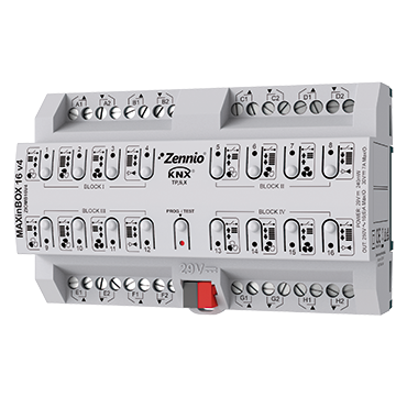 Актуатор KNX, 16-выходов Zennio MAXinBOX 16 v4 ZIOMB16V4