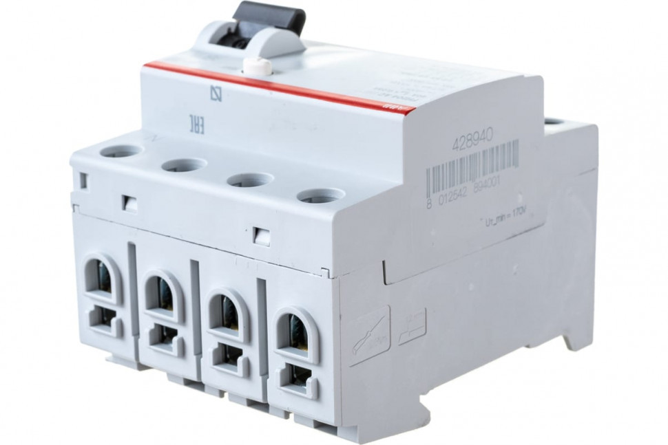 Устройство защитного отключения (УЗО) ABB FH204 AC-40/0.03 Тип-AС 4P 40A 30мА 2CSF204002R1400