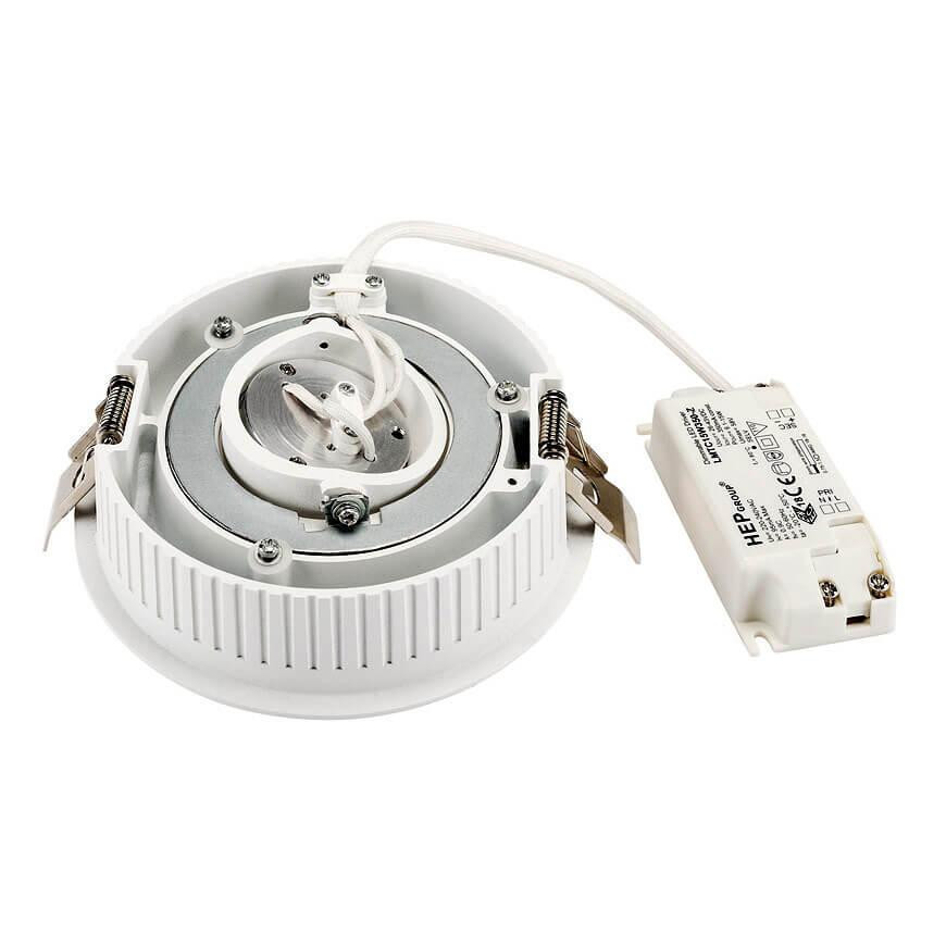 Встраиваемый светодиодный светильник Lucia Tucci Kvadro 767.1-1W-WT