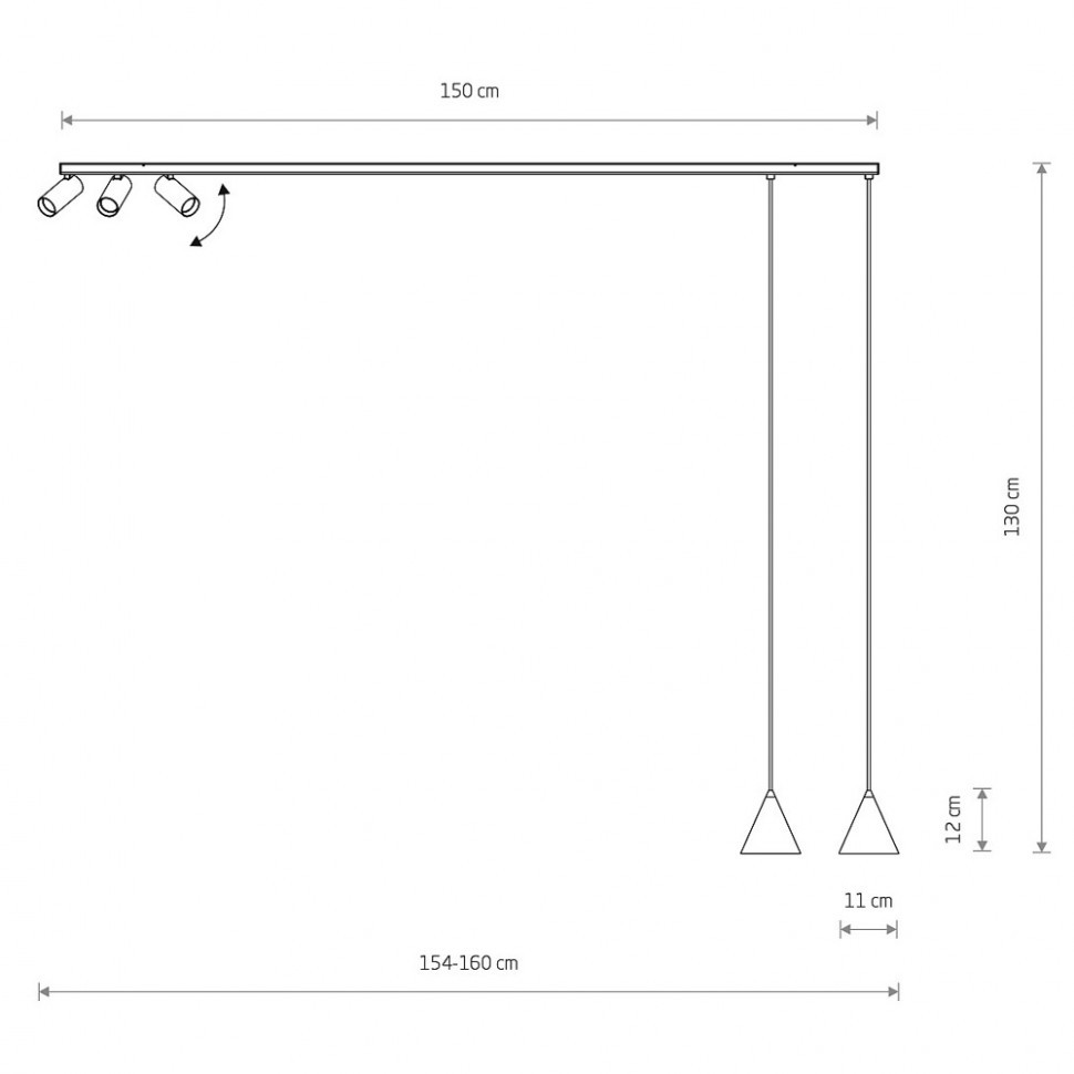 Подвесная люстра Cloyd Antigua 11446