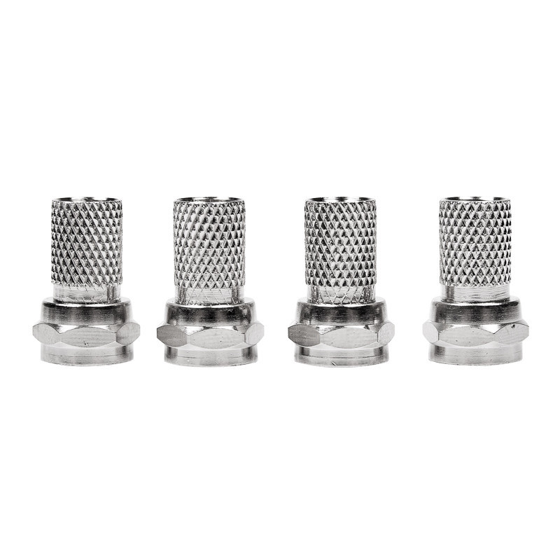 Делитель ТВх3 под F-разъем, 5-1000МГц, Silver (4 F-разъема в комплекте) REXANT 05-6102