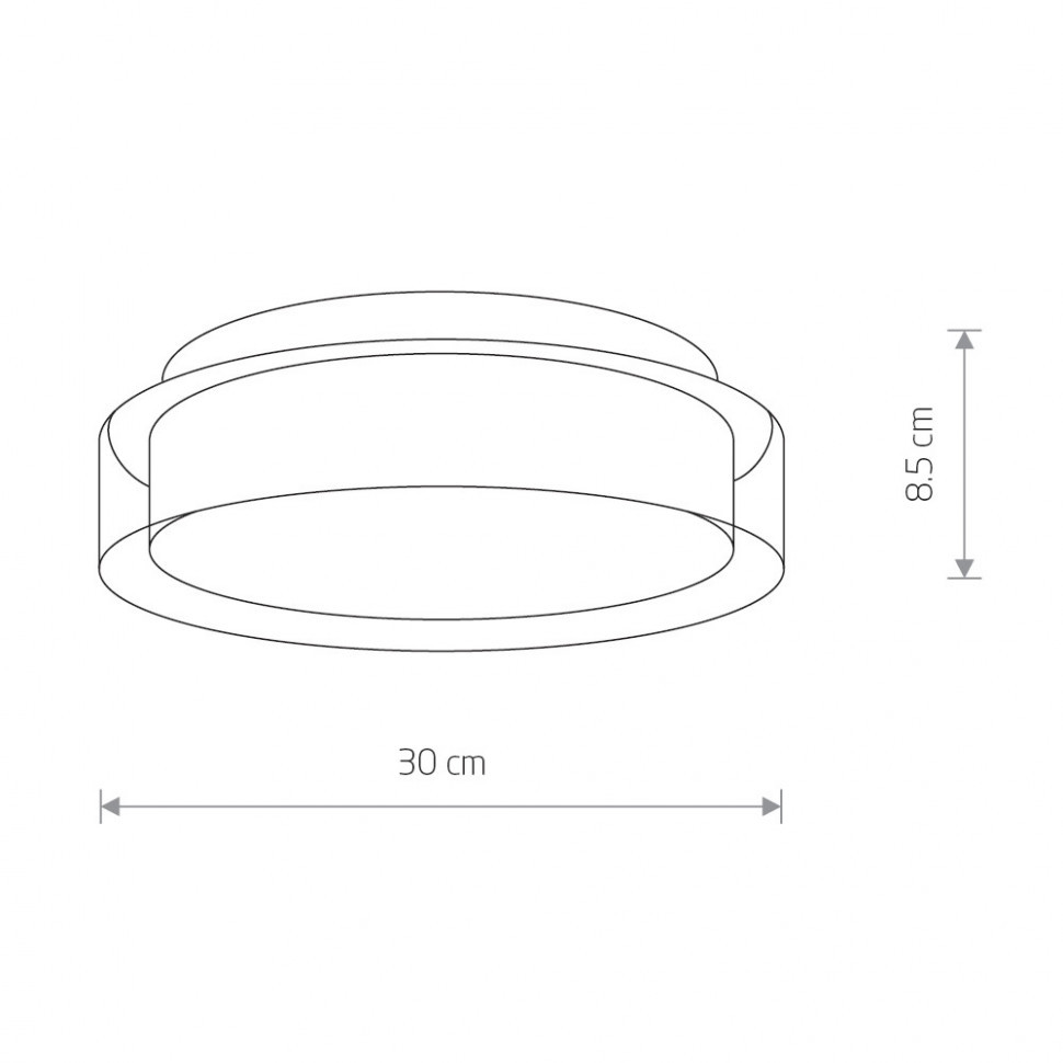 Потолочный светильник Nowodvorski Pan Led 8173
