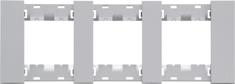 Рамка 3-ая цвет-серый матовый MEITON AA4802M3AS 