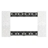 Рамка на 4 модуля с суппортом итальянский стандарт Bticino Living Now пиксель