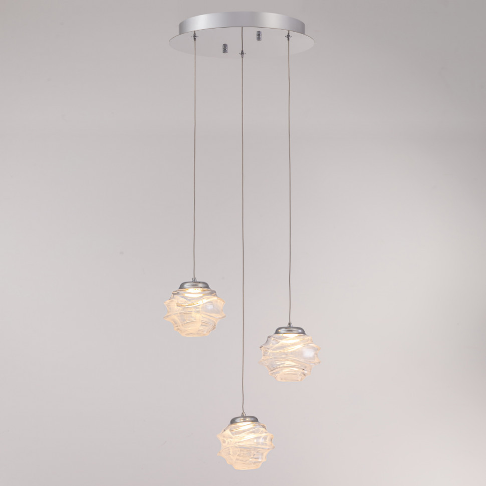 Подвесной светильник Delight Collection MD25030003-3A chrome/clear