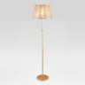 Классический торшер с абажуром 01076/1 перламутровое золото