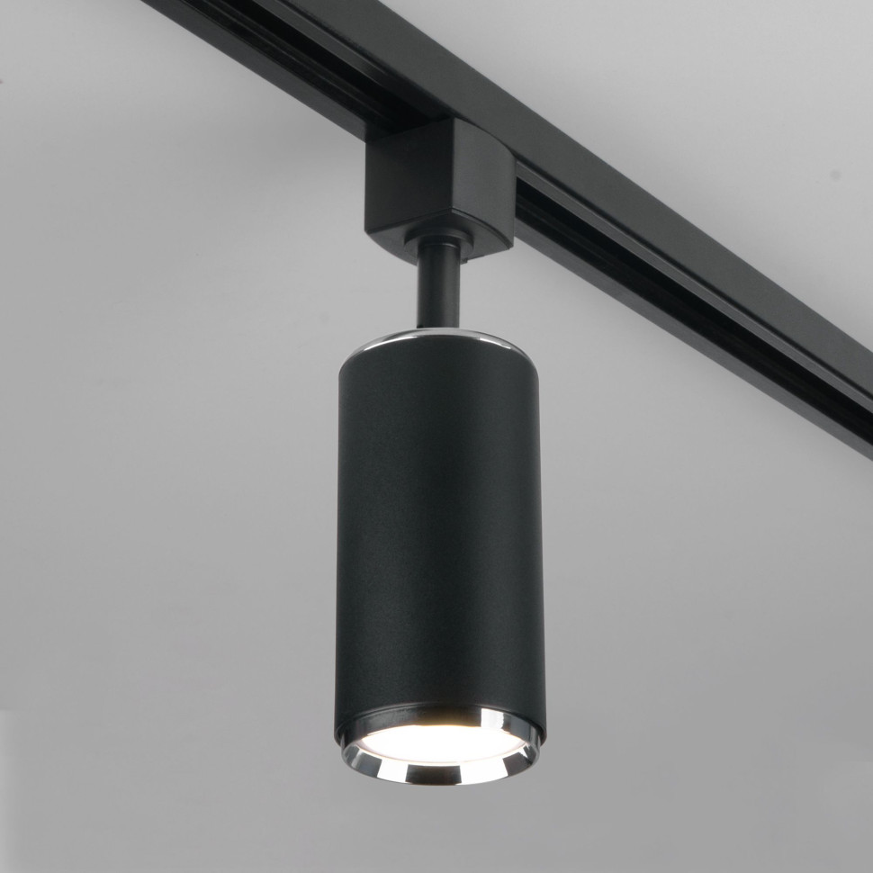 Трековый светильник для однофазного шинопровода Svit GU10 Белый/хром MRL 1013