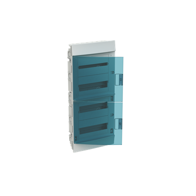 ABB Mistral41 48М зеленая прозрачная дверь с клемм 1SLM004101A1208