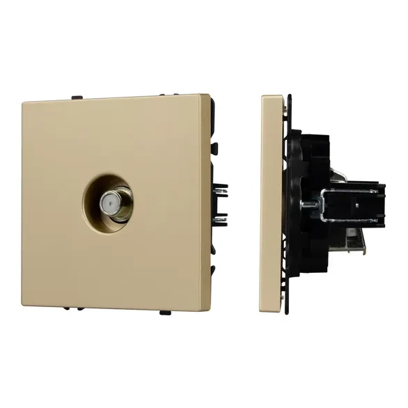 Розетка антенная SAT, IP-20 NEO PLUS (золото)  