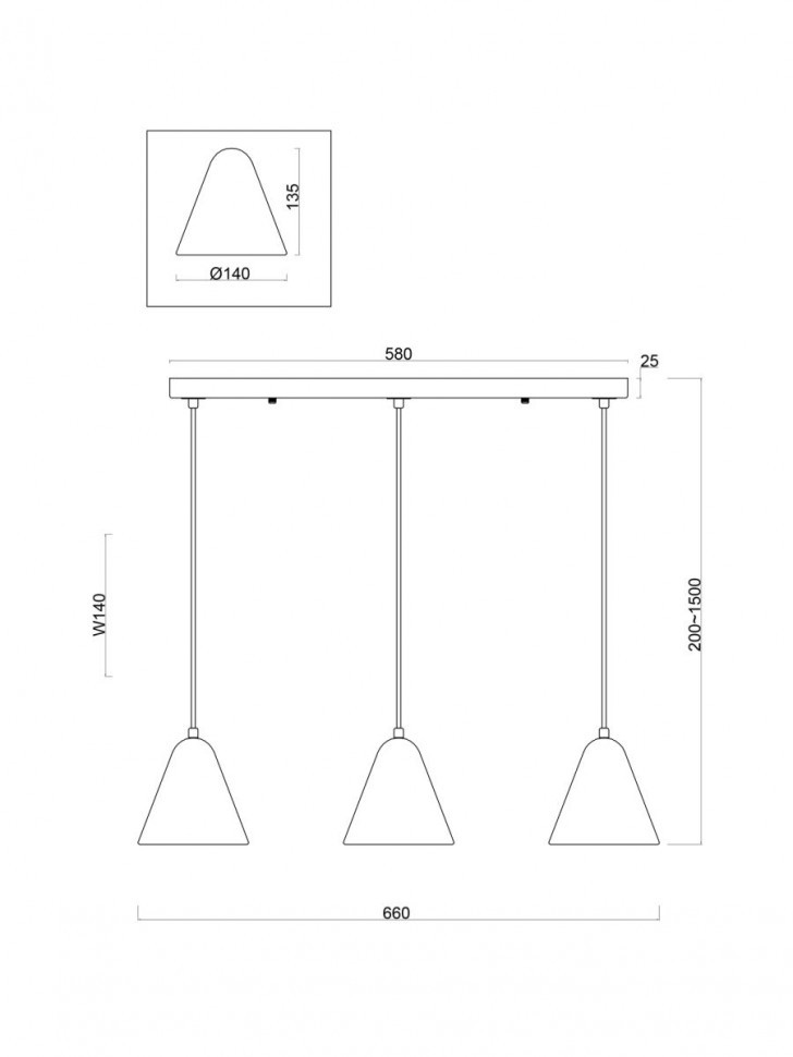 Подвесной светильник Freya Falke Market FR8004PL-03WG