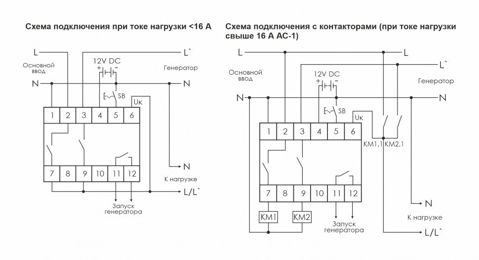 Переключатель фаз /1х16А/ PF-441