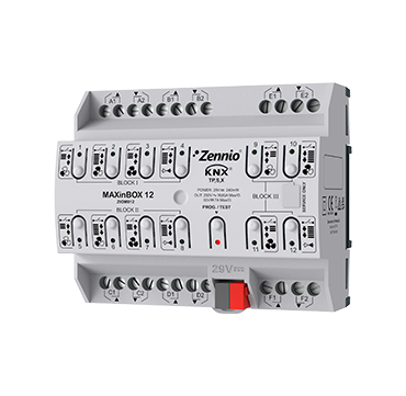 Актуатор KNX, 12-выходов Zennio MAXinBOX 12 ZIOMB12