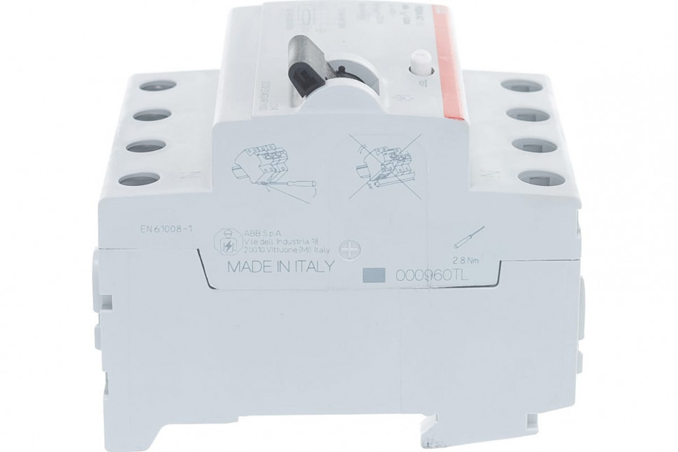 (УЗО) ABB FH204 AC-63/0.03 Тип-AC 4P 63A 30мА 