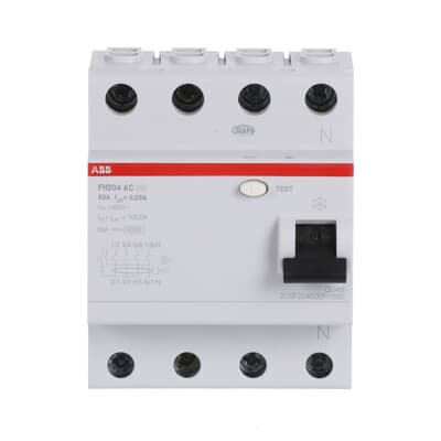 Устройство защитного отключения (УЗО) ABB FH204 AC-63/0.03 Тип-AС 4P 63A 30мА 2CSF204002R1630