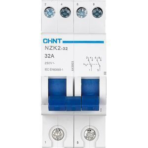 Модульный переключатель CHINT NZK2-32 2P 32А 2 положения (643003)