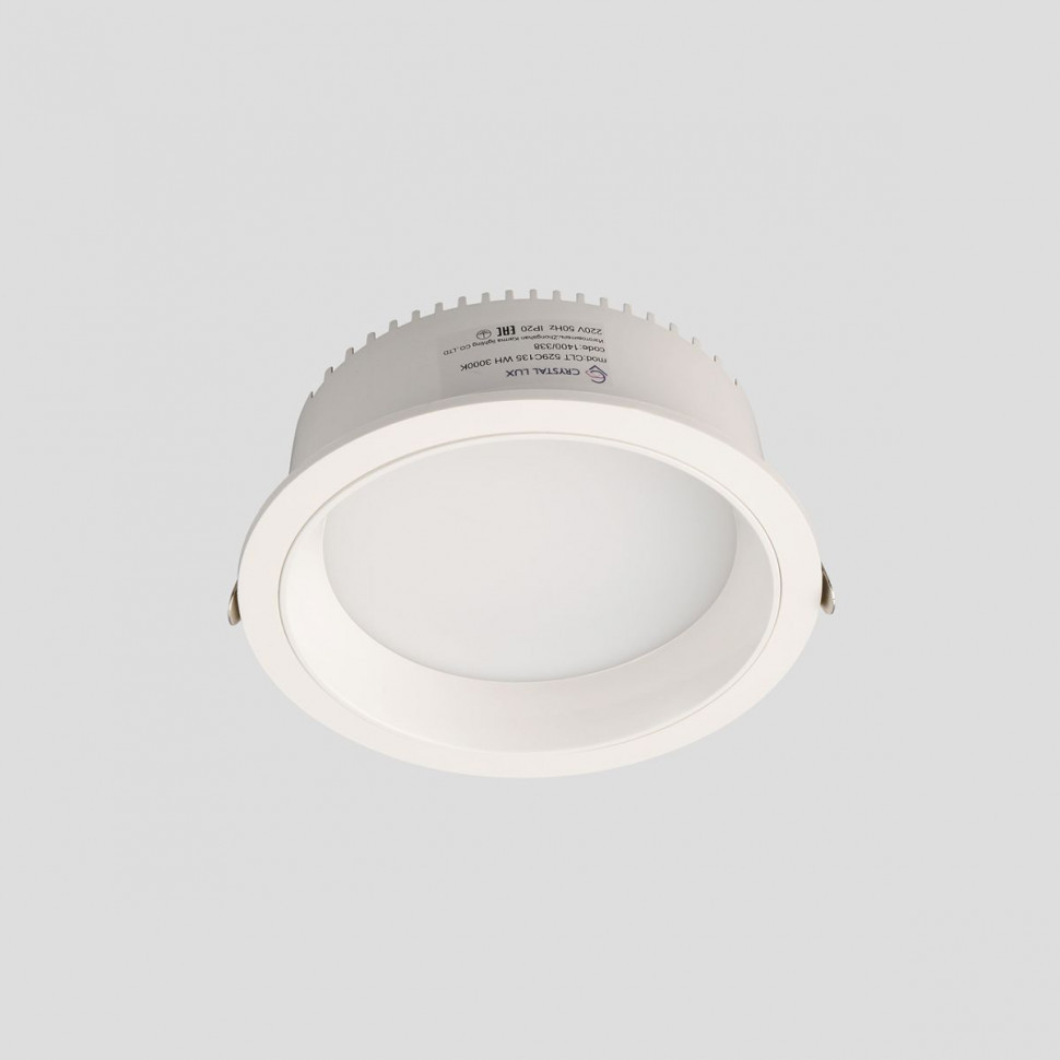 Встраиваемый светильник Crystal Lux CLT 529C135 WH 3000K