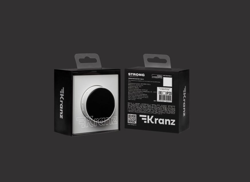 KRANZ Терморегулятор STRONG Wi-Fi с/у жемчуг KR-78-0728-4