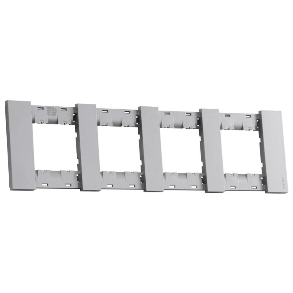 Рамка 4-ая цвет-серый матовый MEITON AA4802M4AS 