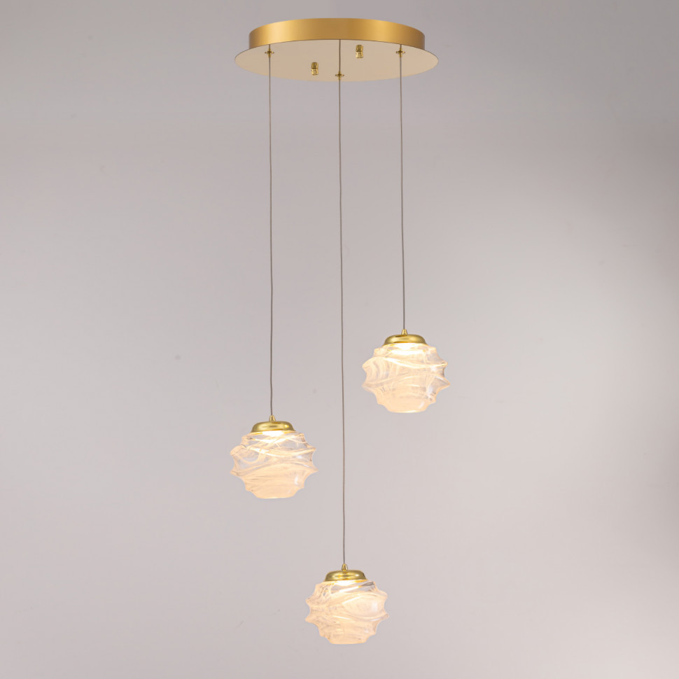 Подвесной светильник Delight Collection MD25030003-3A gold/clear