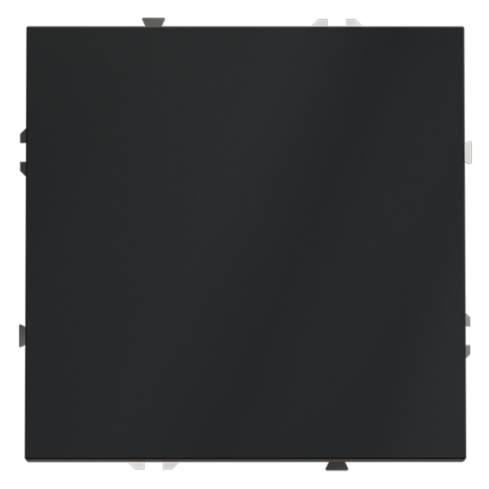 Проходной переключатель встраиваемый VOLTUM S70 одноклавишный 10А, (графит)