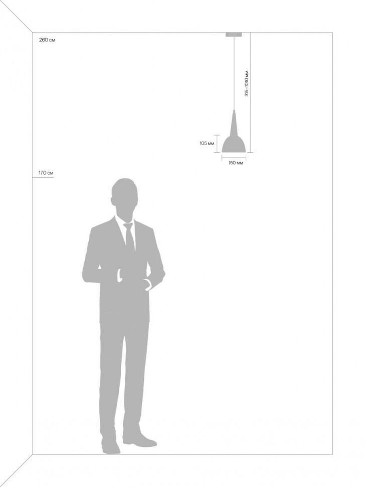 Подвесной светильник Freya Noria FR8009PL-01GB