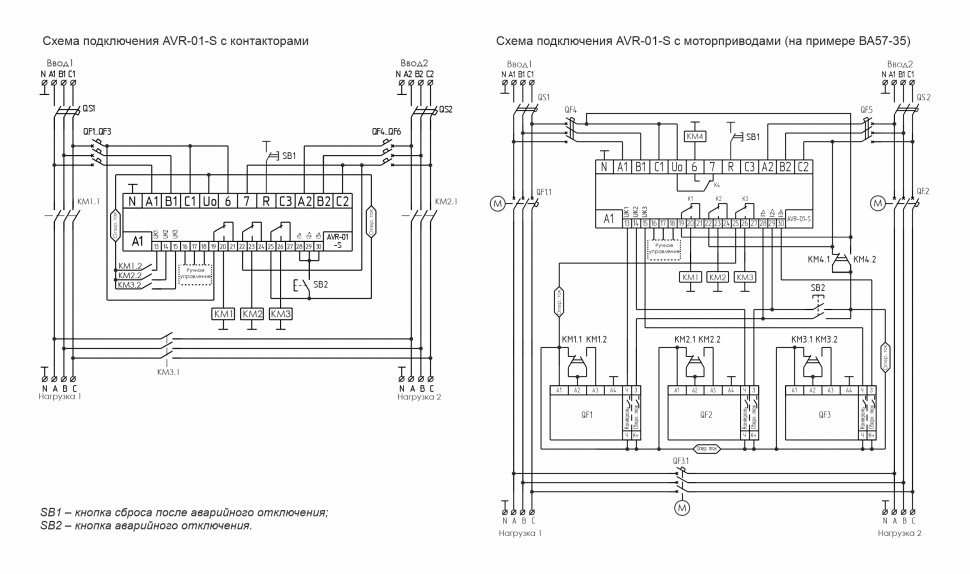 Устройства управления резервным питанием AVR-01-S