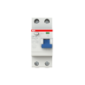 Устройство защитного отключения (УЗО) ABB F202 AC-63/0.3 Тип-AC 2P 63A 300мА 2CSF202001R3630