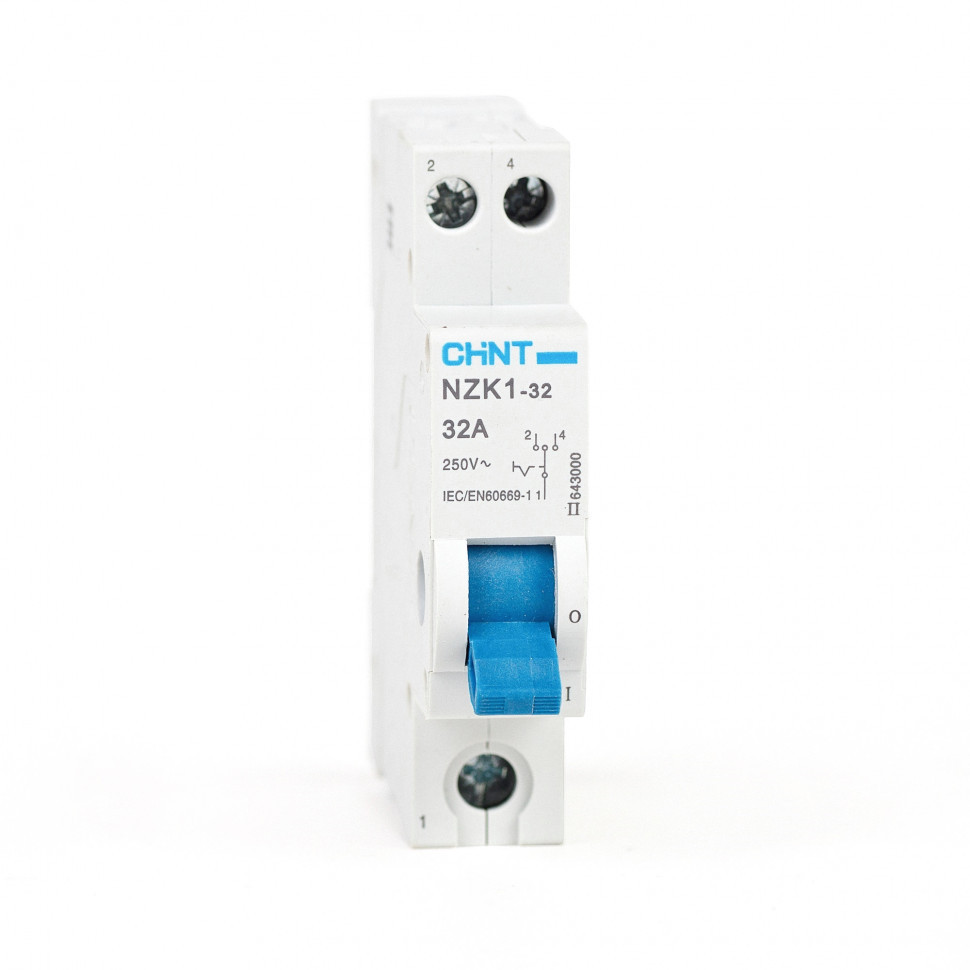 Модульный переключатель CHINT NZK1-32 1P 32А 