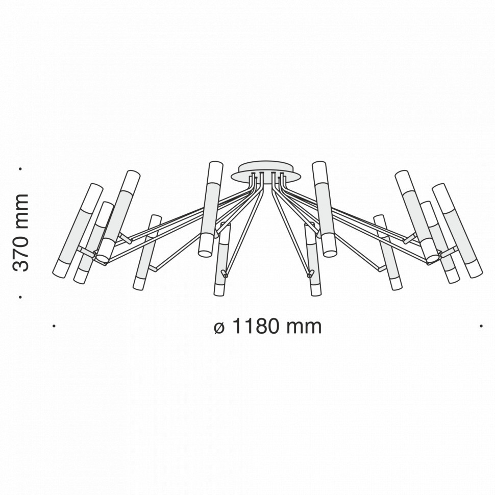 Потолочный светильник Maytoni MOD620CL-24B