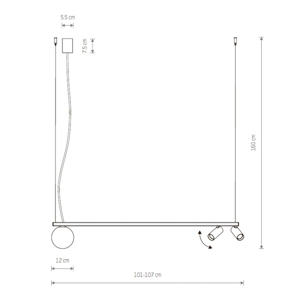 Подвесная люстра Cloyd Antrea 11471